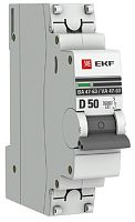 Выключатель автоматический EKF PROxima ВА47-63 1п 50А D 6кА картинка